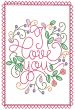 Valentines Greeting Cards 7 | Machine Embroidery Designs by JuJu