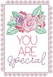 You Are Special Greeting Cards 2 | Machine Embroidery Designs by JuJu