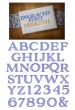 Engraved Embroidery Font Machine Embroidery Designs by JuJu
