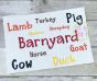 Barnyard Embroidery Font