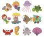 Under the Sea Filled version Machine Embroidery Designs by JuJu