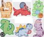 Sporty Dinosaurs Applique Machine Embroidery Designs by JuJu 