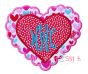 Scalloped Double Heart Applique | Machine Embroidery Designs by JuJu