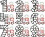 Train Track Birthday Numbers Applique