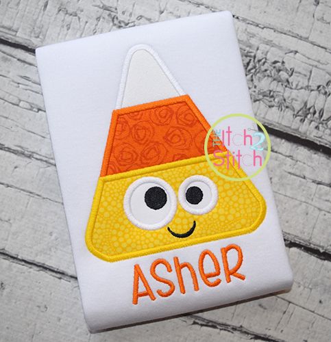 Silly Candy Corn Applique | Machine Embroidery Designs by JuJu