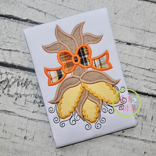 Corn Bouquet Applique | Machine Embroidery Designs by JuJu