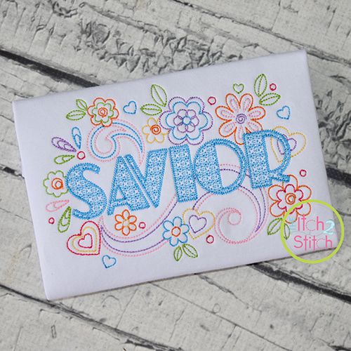 Itch 2 Stitch Savior Digital Embroidery Machine Designs by JuJu