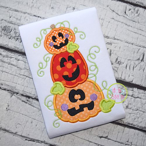 Stacked Jacks Applique | Machine Embroidery Designs by JuJu