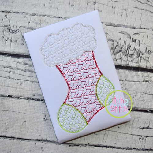 Stocking Motif Embroidery | Machine Embroidery Designs by JuJu