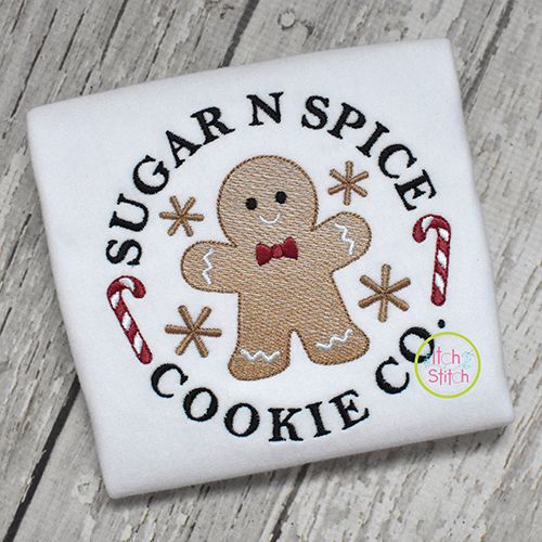 Sugar N Spice Baking Co Embroidery | Machine Embroidery Designs by JuJu