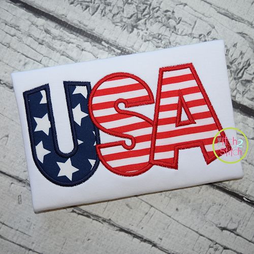 USA Applique | Machine Embroidery Designs by JuJu