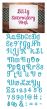Lilly Embroidery Font Monogram Alphabet Machine Embroidery Designs by JuJu