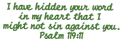 Psalm 119:11