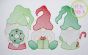 Christmas Gnome Trio Sketch Embroidery | Machine Embroidery Designs by JuJu