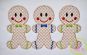 Gingerbread Boy Trio Motif Embroidery | Machine Embroidery Designs by JuJu