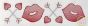 XOXO Arrows and Lips Sketch | Machine Embroidery Designs by JuJu