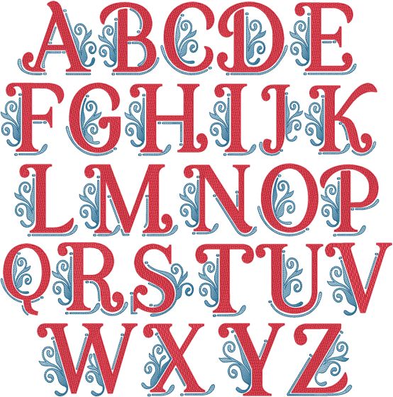 Aliah Monogram | Machine Embroidery Designs by JuJu