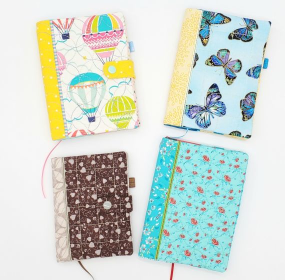 ITH Snap Tab Small Notebook Cover Set 2 | Machine Embroidery Designs by JuJu