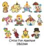 Circus Fun Applique Machine Embroidery Designs by JuJu 