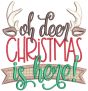Christmas Word Art 6 Machine Embroidery Designs by JuJu