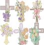 Elegant Easter Crosses | Machine Embroidery Designs by JuJu