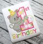 First Birthday Kitty Applique | Machine Embroidery Designs by JuJu