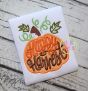 Happy Harvest Pumpkin Applique | Machine Embroidery Designs by JuJu