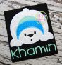 Polar Bear Applique | Machine Embroidery Designs by JuJu