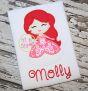 Princess 3 Applique | Machine Embroidery Designs by JuJu
