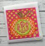 Pumpkin Box Monogram Applique | Machine Embroidery Designs by JuJu