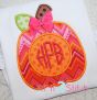 Pumpkin for Monogram Applique | Machine Embroidery Designs by JuJu