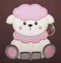 Sitting Lamb Applique | Machine Embroidery Designs by JuJu