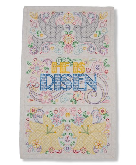 ITH Easter Doodle Wall Hanging | Machine Embroidery Designs by JuJu