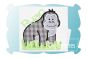 Gorilla Applique | Machine Embroidery Designs by JuJu