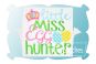 Little Miss Egg Hunter Applique | Machine Embroidery Designs by JuJu