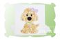 Mardis Gras Dog Girl Applique | Machine Embroidery Designs by JuJu