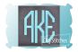 Octagon Monogram Large Embroidery Font | Machine Embroidery Designs by JuJu