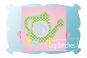 Watering Can Monogram Applique | Machine Embroidery Designs by JuJu