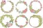 Floral Laurel Wreaths 2 | Machine Embroidery Designs by JuJu