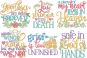 Words of Comfort 1 | Machine Embroidery Designs by JuJu
