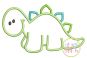 Dino Dinosaur Applique | Machine Embroidery Designs by JuJu