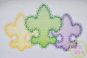 Fancy Fleur De Lis Trio Sketch Embroidery | Machine Embroidery Designs by JuJu