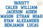 Varsity Embroidery Font | Machine Embroidery Designs by JuJu