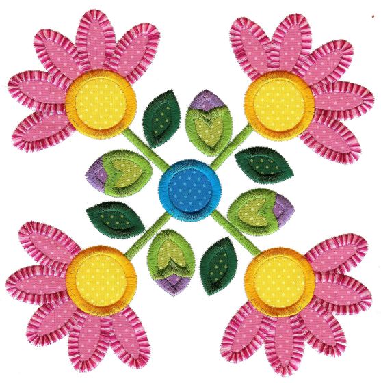 Free Baltimore Album Applique Machine Embroidery Design