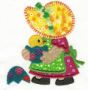 Easter Sunbonnets Applique Machine Embroidery Designs by JuJu 
