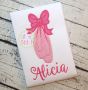 Ballet Slippers Applique | Machine Embroidery Designs by JuJu
