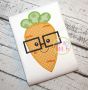 Carrot Glasses Boy Applique | Machine Embroidery Designs by JuJu