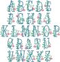 Campbell Alphabet | Machine Embroidery Designs by JuJu