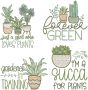 Plant Lovers 7 | Machine Embroidery Designs by JuJu