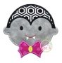 Dracula Head Applique | Machine Embroidery Designs by JuJu